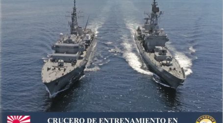 Flotilla de entrenamiento de Japón recalará a Valparaíso